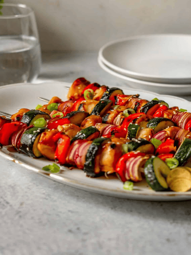 Teriyaki Chicken Kabobs Story