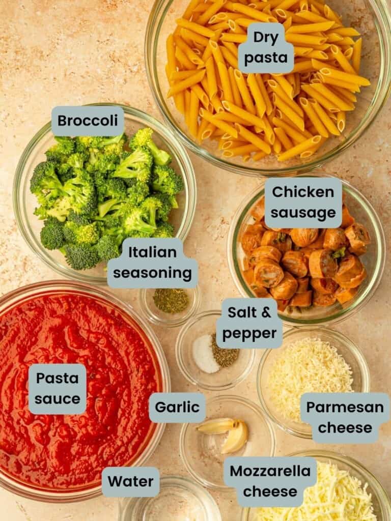 View of Easy No-Boil Pasta Bake (One-Pan, 5 Minute Prep!) – Real Food with Sarah