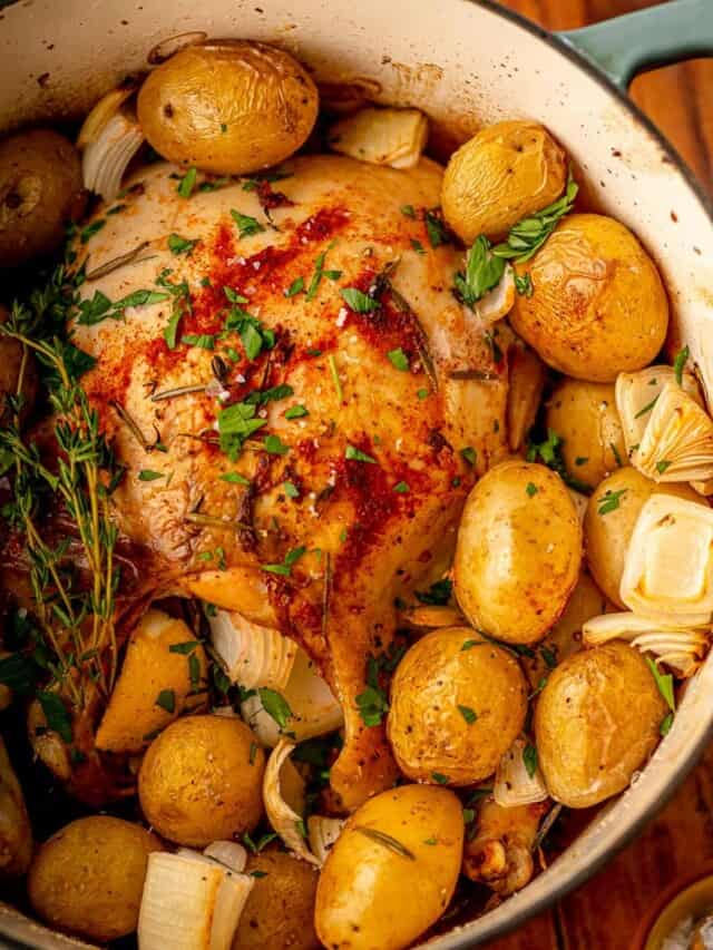 Oven Roasted Chicken and Potatoes Real Food with Sarah