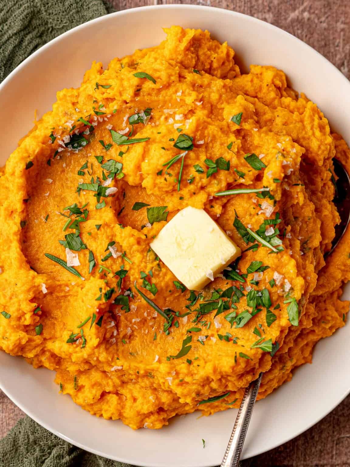 Savory Mashed Sweet Potatoes Real Food with Sarah