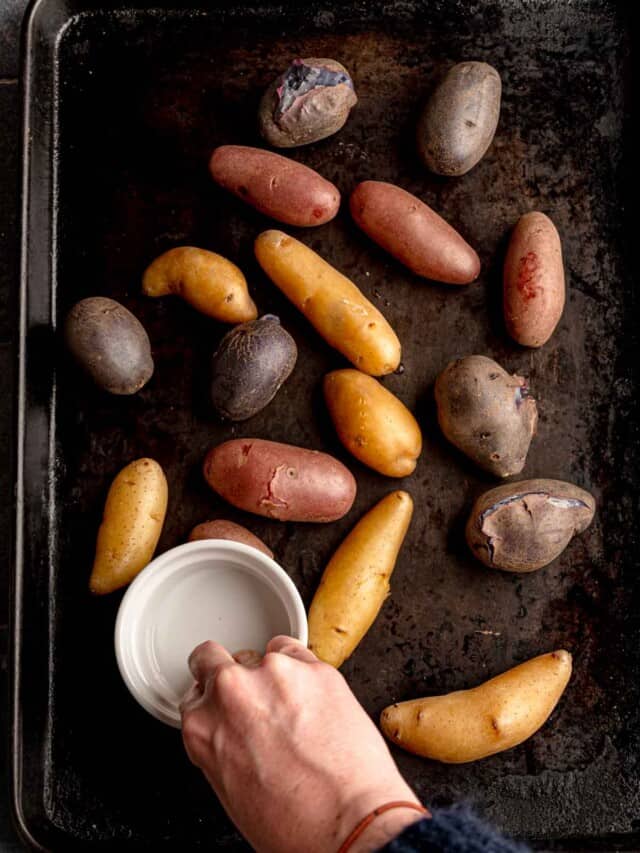 Crispy Smashed Fingerling Potatoes – Real Food with Sarah
