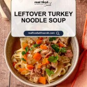 Leftover turkey noodle soup pin.
